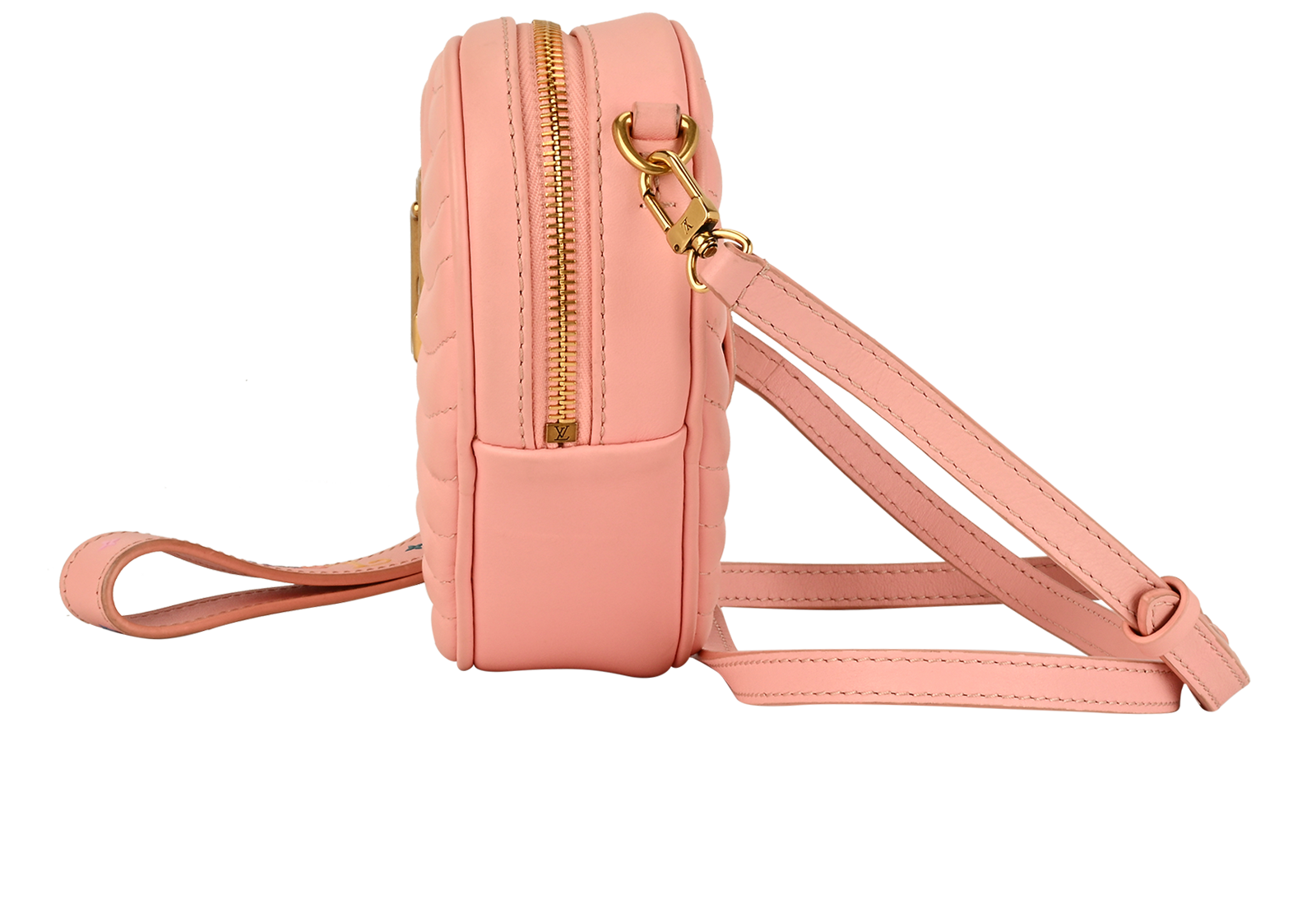 New Wave Heart Crossbody, &pound;1,200, Handbags, Pink, Leather, Bottom view